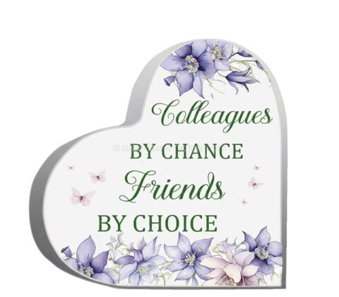 カスタムアクリルハート型同僚ギフトブロック