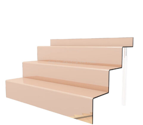 Custom acrylic 3 tiers perfume display risers