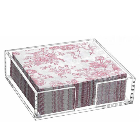 カスタムアクリルゲストナプキンホルダートレイ