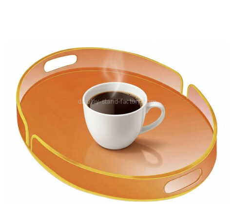 Custom acrylic round food serving tray