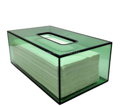 Custom acrylic facial tissue holder box