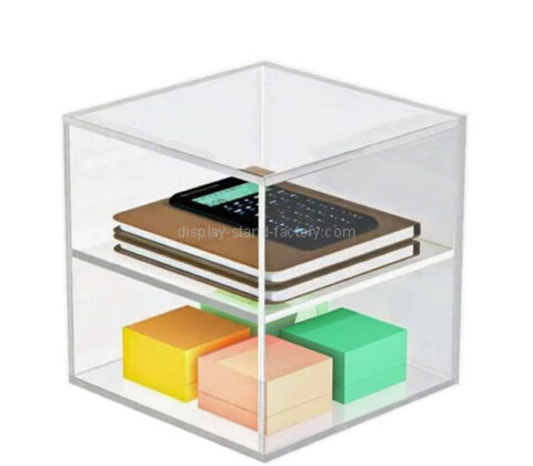 Custom acrylic office supplies storage box