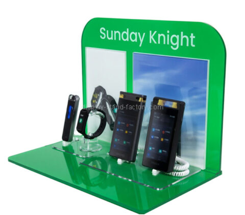 Custom acrylic LED multi-device display stand