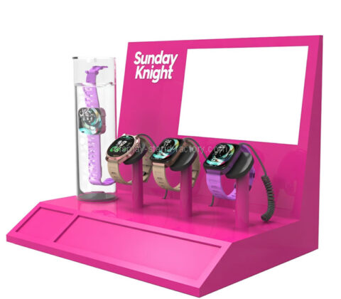 Custom acrylic LED smartwatch display stand