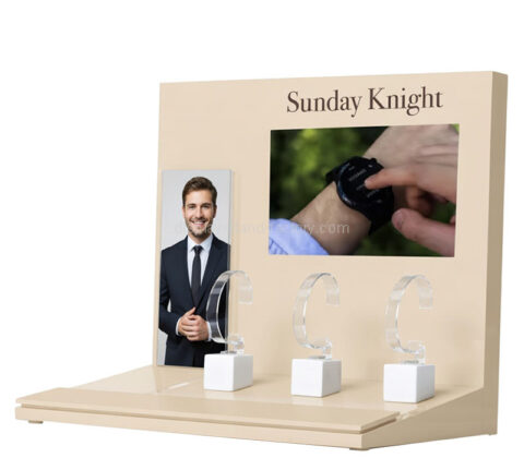 Custom acrylic retail stores LED smartwatch display prop