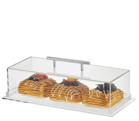 صينية عرض مخبوزات أكريليك مخبوزات أكريليك مخصصة مع غطاء