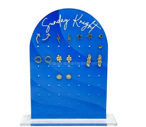 Custom acrylic double-sided earring display holder