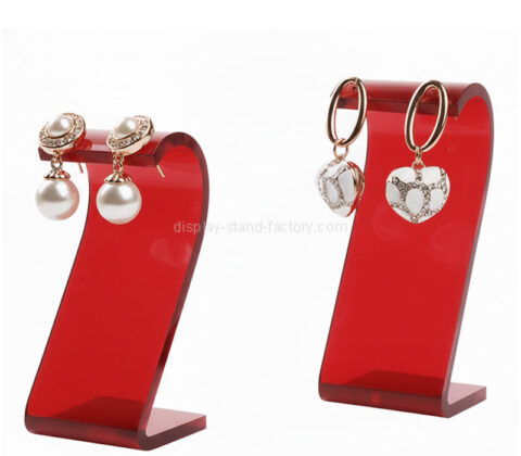 Custom acrylic Z shape earring display stand