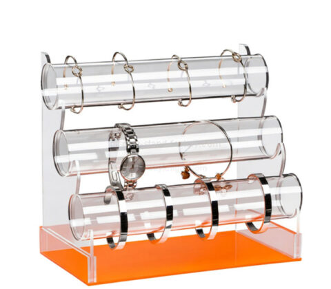 Custom acrylic 3 tiers bracelets watches display stand