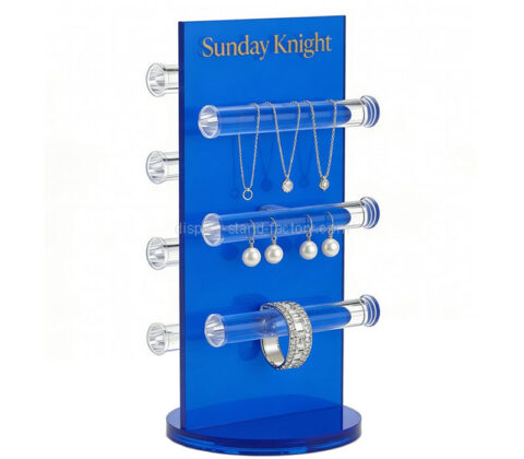 Custom acrylic jewelry spinner display stand