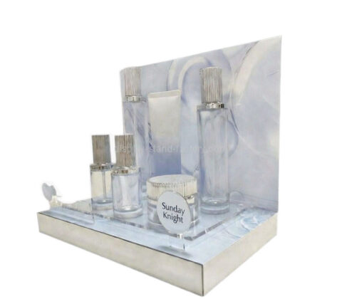 カスタムアクリルスキンケアLEDディスプレイ小道具