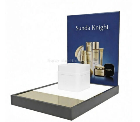カスタム アクリル スキンケア化粧品 LED ディスプレイ小道具