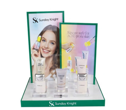 Custom acrylic cosmetics skincare display props