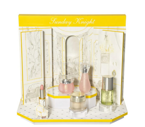 Custom acrylic makeup skincare display props