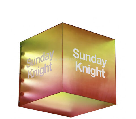 Custom acrylic wall shop signage light box