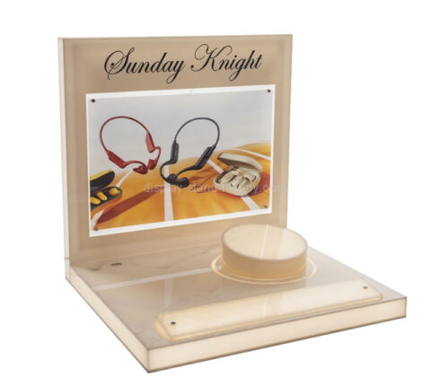 Custom acrylic headphone LED display stand