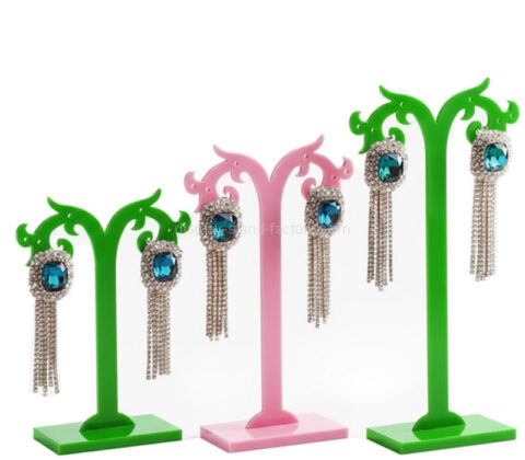 Custom acrylic jewelry earring display rack
