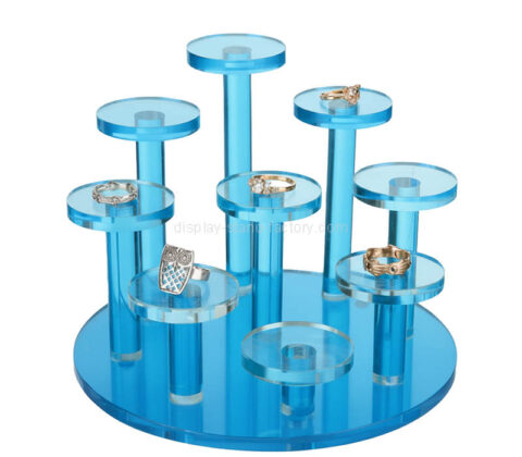 Custom acrylic jewelry ring display risers