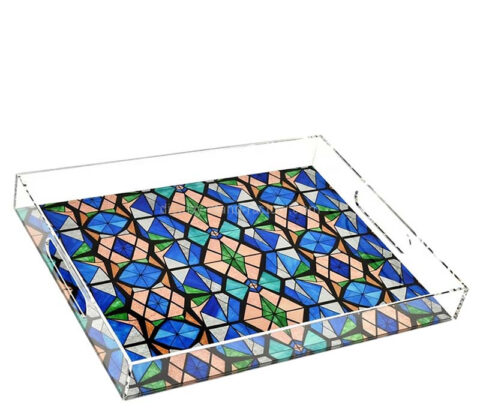 صينية طباعة نمط الأكريليك المخصص