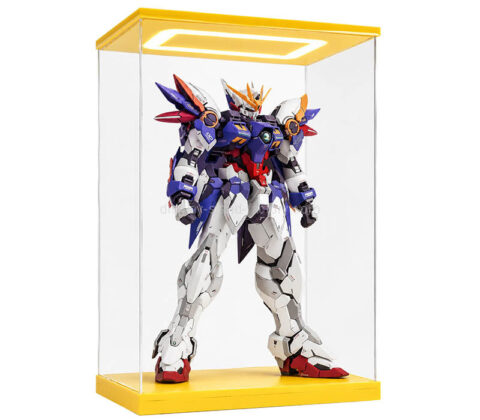 Custom acrylic collectibles action figures LED display box