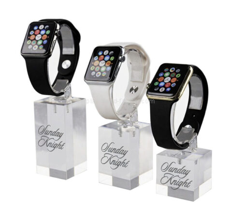 Custom acrylic iwatch display blocks stand