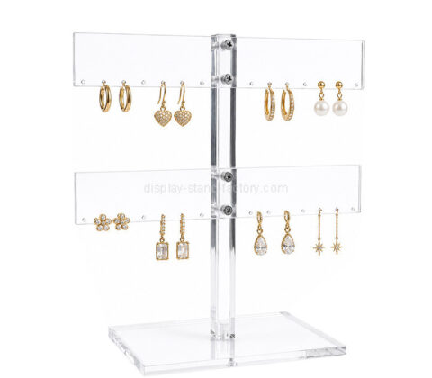 Custom acrylic T-bar earring display stands