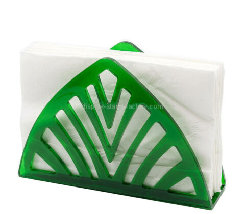 Custom acrylic tabletop triangle napkin tissue holder