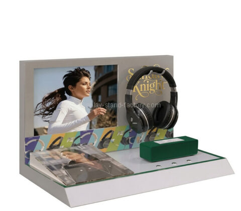 Custom acrylic exhibition headphones display stand