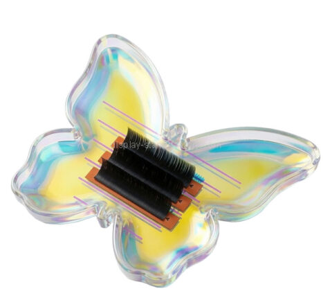 Custom butterfly shaped acrylic eye lash extension palette tray