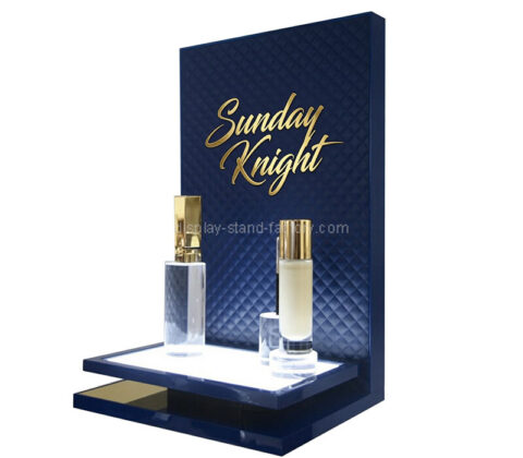 Custom acrylic perfume makeup display stand