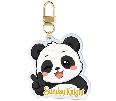 Custom colored acrylic keychain
