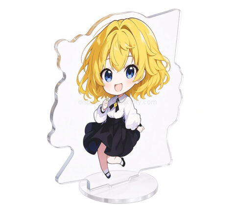 Custom acrylic standees with base
