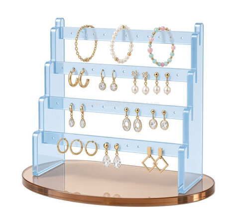Custom acrylic earring bracelet display stand