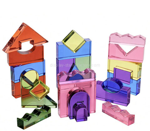 Custom acrylic kids color building blocks