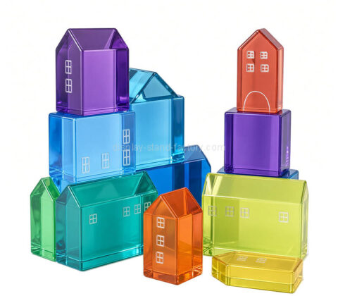Custom acrylic kids toys building blocks
