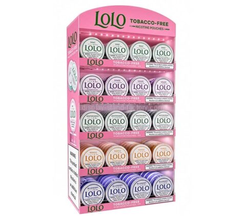 맞춤형 소매용 LOLO 니코틴 진열대