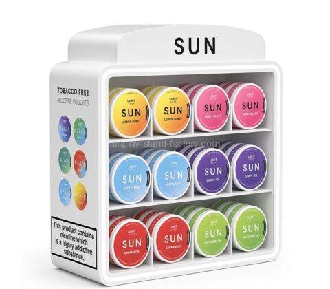 Custom smoke shop nicotine display