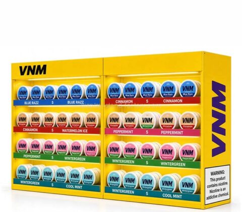 شاشات LED مخصصة لعلامة VNM للنيكوتين