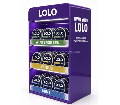 شاشات عرض مضيئة مخصصة من LOLO تحتوي على النيكوتين