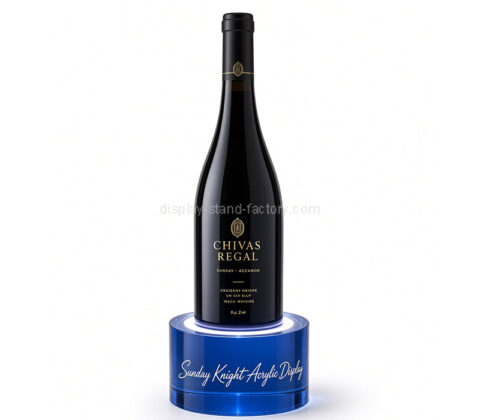Custom wine bottle LED display