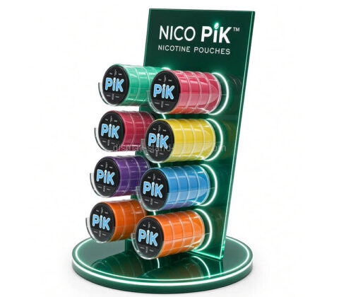 Custom PIK nicotine LED display