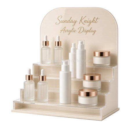 Custom countertop skincare displays