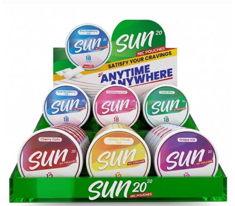 Custom retail nicotine displays